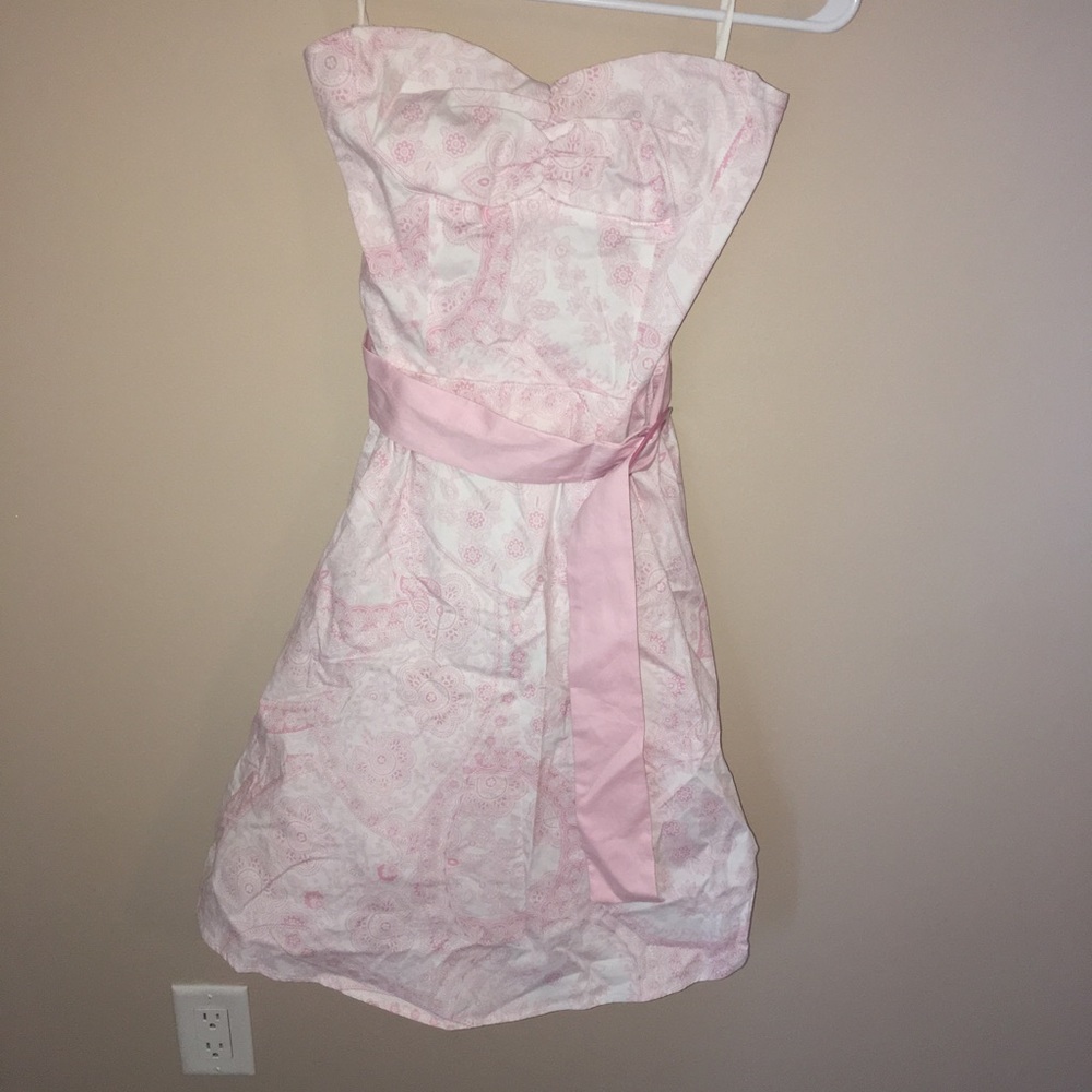 Girls strapless dress